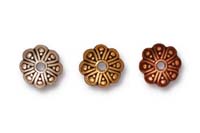 Tierra Cast Bead Caps