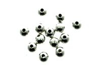 Sterling Silver Round Seamless Beads
