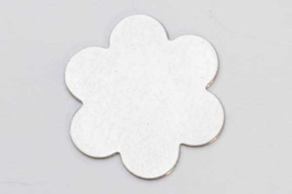 Metal Shapes - Nickel Silver 6 Petal Flower-PKG 6
