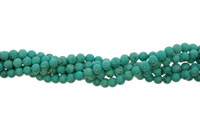 Turquoise Beads - 4mm Round