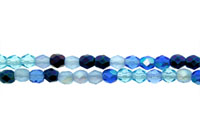 Blue Tones - Czech Glass Beads
