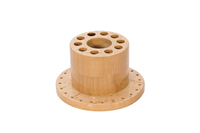 Round Wooden Tool Stand