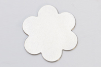 Metal Shapes - Nickel Silver 6 Petal Flower-PKG 6