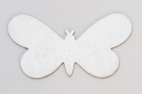 Metal Shapes - Nickel Silver Butterfly-PKG 6