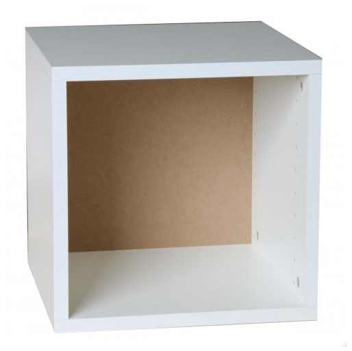 Cube Cabinet - White or Maple