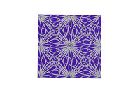 Lillypilly - Spirograph Purple - 3x3" Sheet