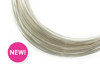 Silver Filled Wire, Half Round--18 gauge by the half-ounce