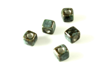 Porcelain Beads - Stone (PKG 6)