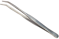 6-1/2" Smooth Curved-Point Tweezers
