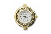 Watch Face--Gold Weave