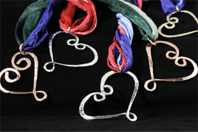 Wired Up Heart Pendant Tutorial