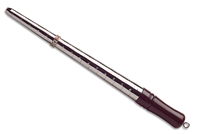 Metal Ring Stick--Rosewood Handle