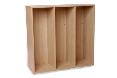 Triple Large Cabinet - Maple, White or Walnut