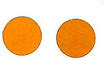 Lillypilly - Orange - 5/8" Disc (PKG 2)
