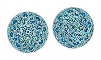 Lillypilly - Turquoise Sunburst - 1" Disc (PKG 2)